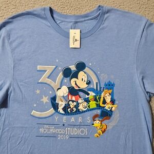Disney Hollywood Studios 30th Anniversary Adult T-Shirt Mickey Mouse 2019 Small